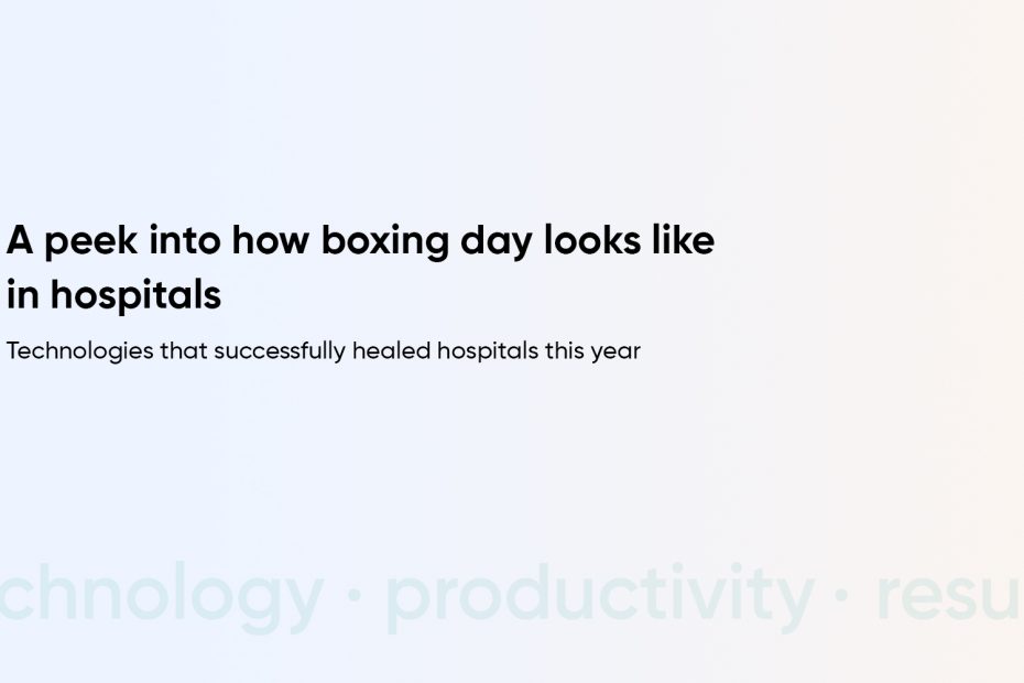 Technologies That Make Boxing Day Celebration possible in Hospitals This Year