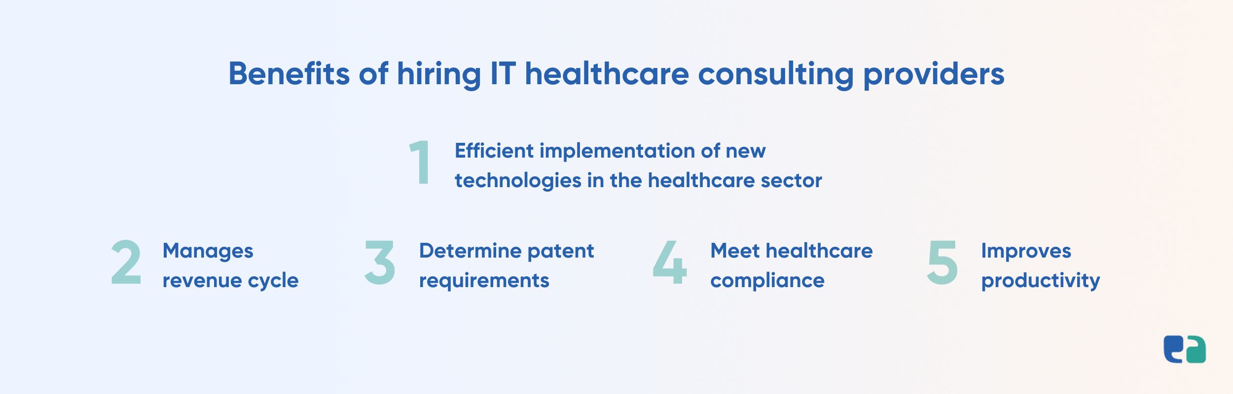 Benefits of hiring IT healthcare consulting providers