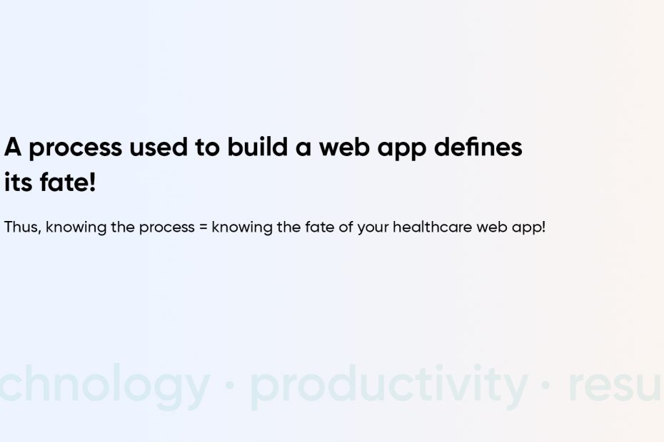 Healthcare web development