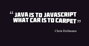 Java vs JavaScript 