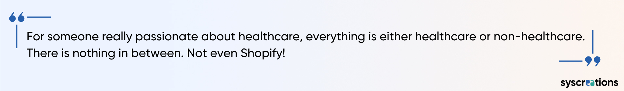 Shopify for healthcare