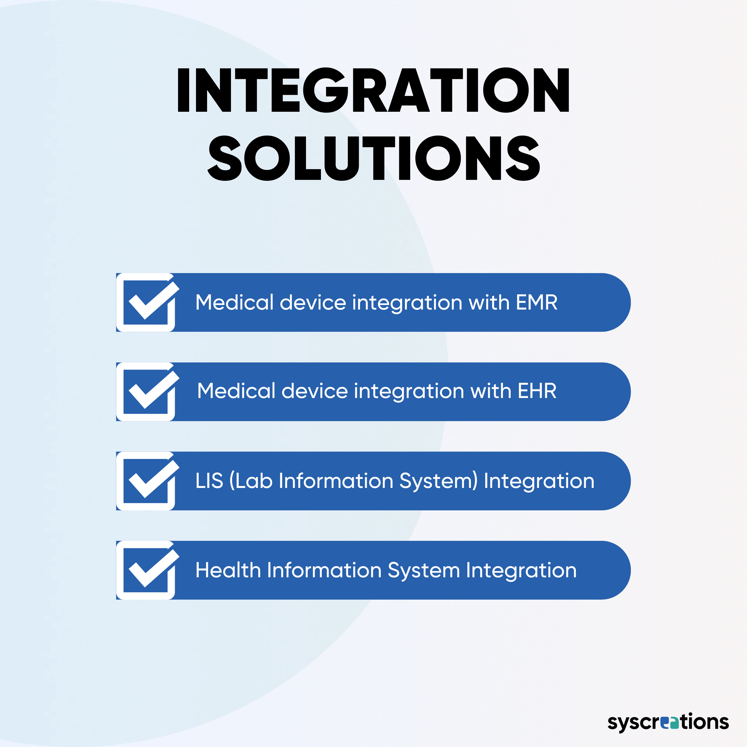 Medical device integration solutions 