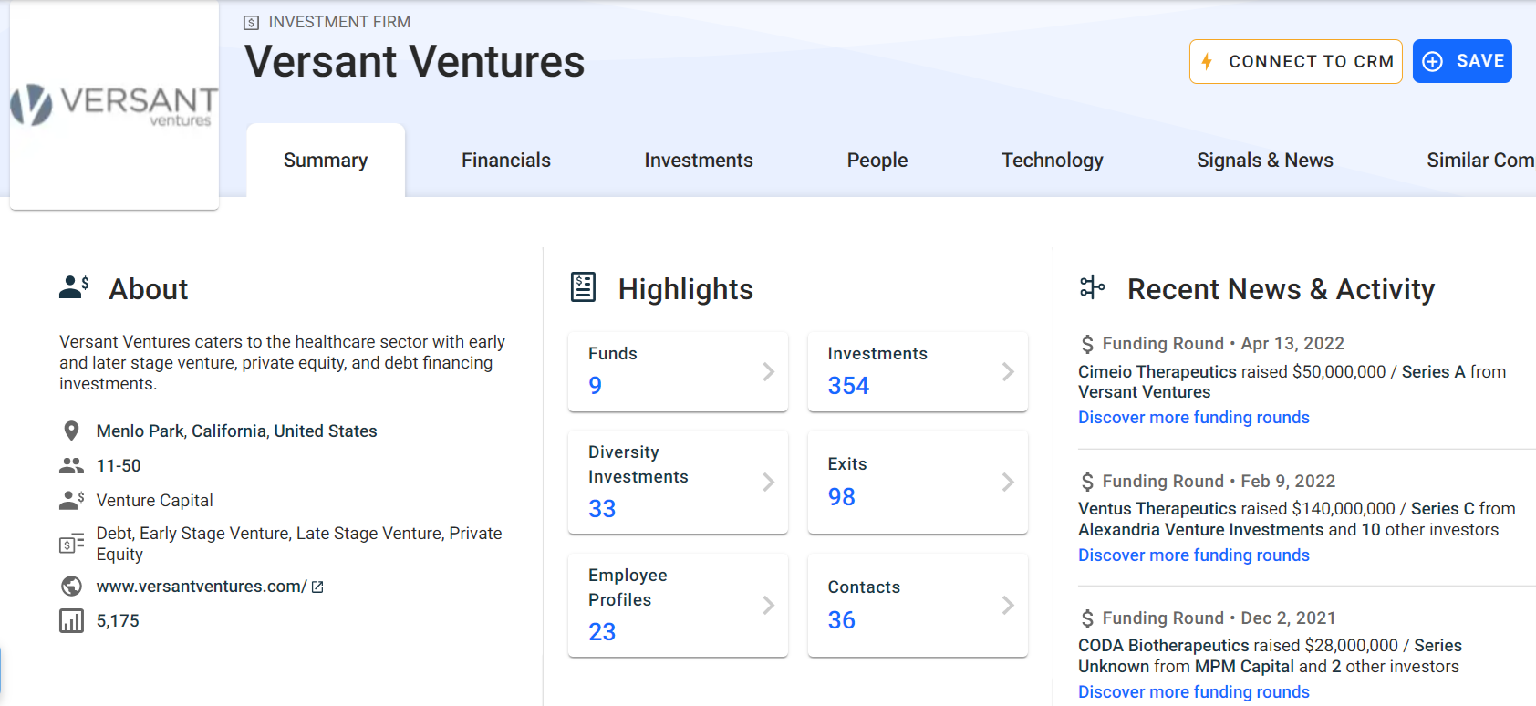 Versant Ventures