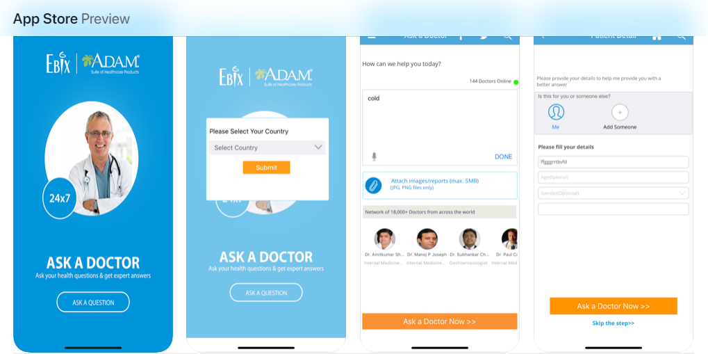 Ask a doctor app 