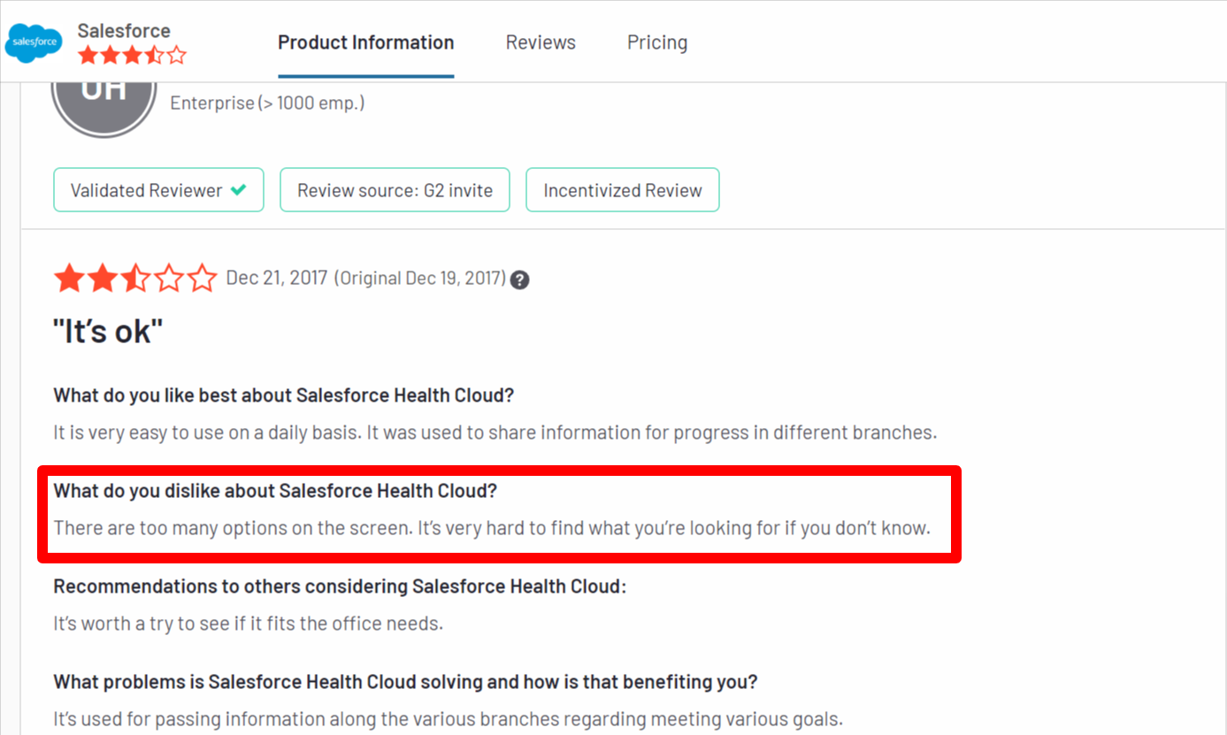 Salesforce review