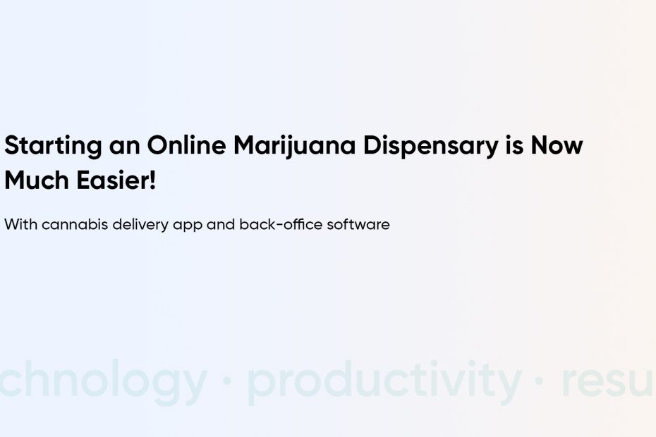 tart an Online Marijuana Dispensary