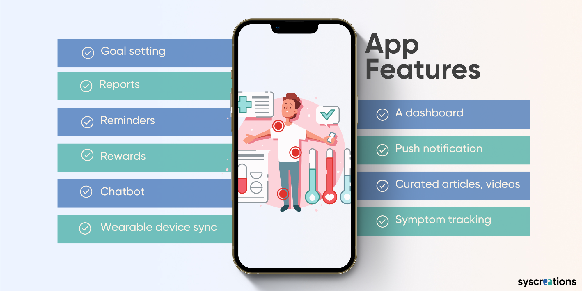 health monitoring app features