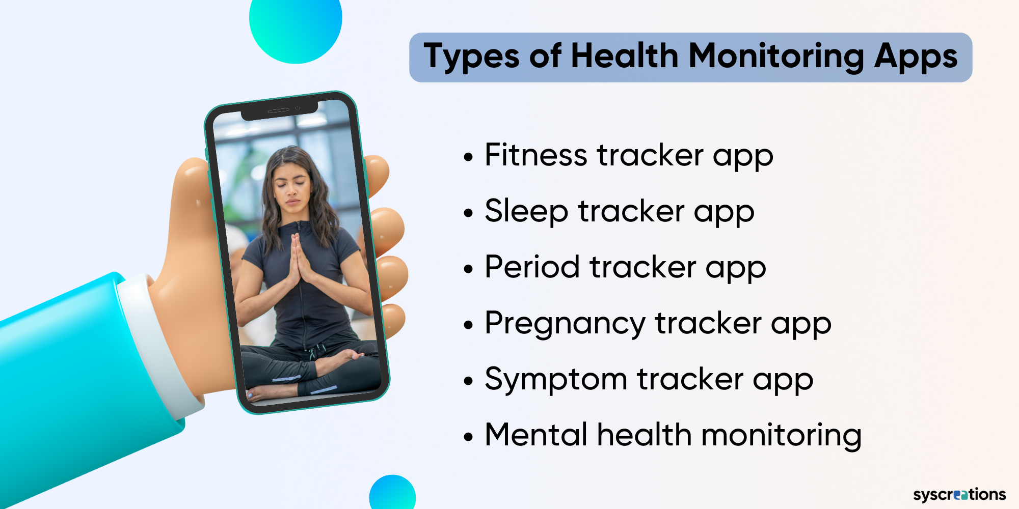 health monitoring app types