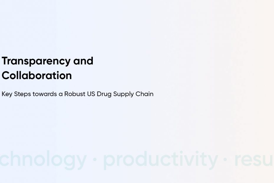 The US Drug Supply Chain is Strengthening: Accountability for Federal Agencies