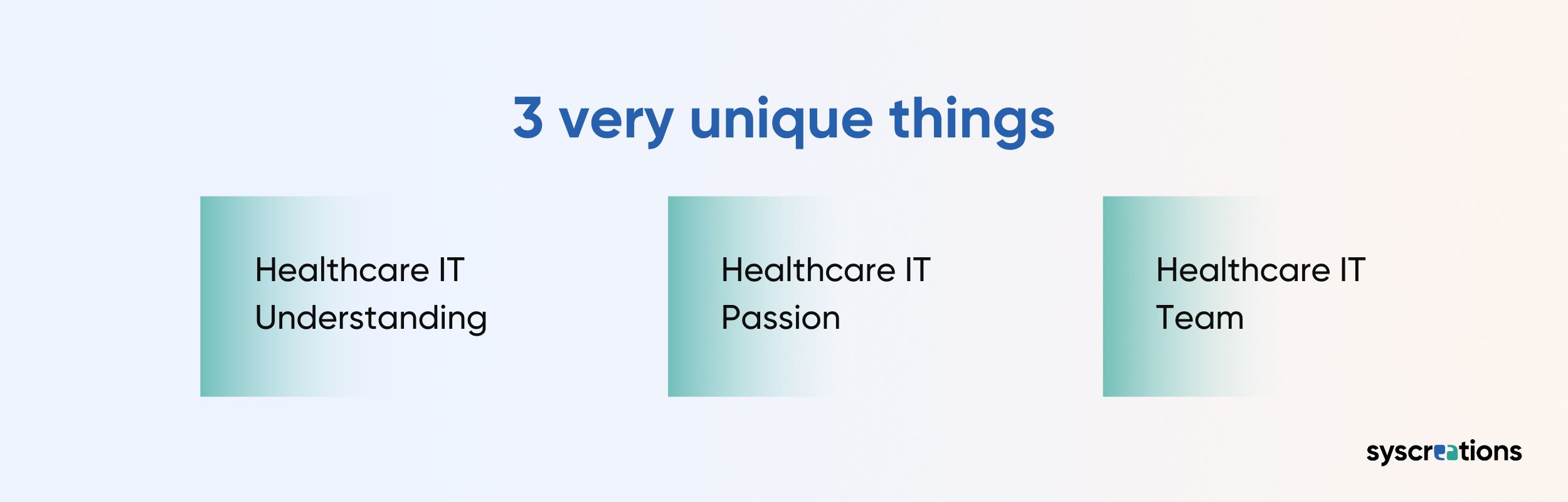 3 very unique things