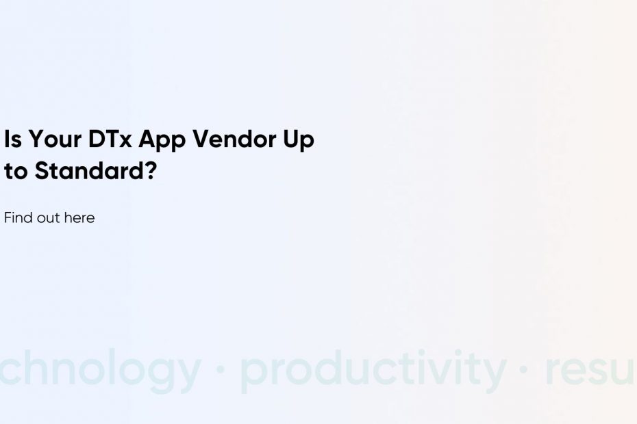 Digital Therapeutics App Vendors: Who They Are and Why They Matter