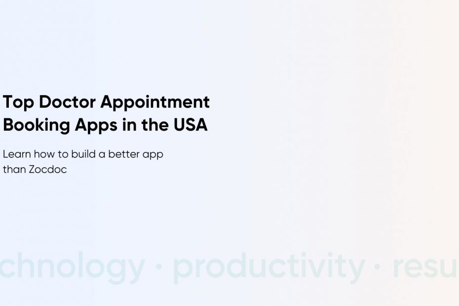 Custom Doctor Appointment Booking App U.S. Edition Built for Large Hospitals