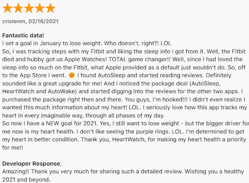 HeartWatch review