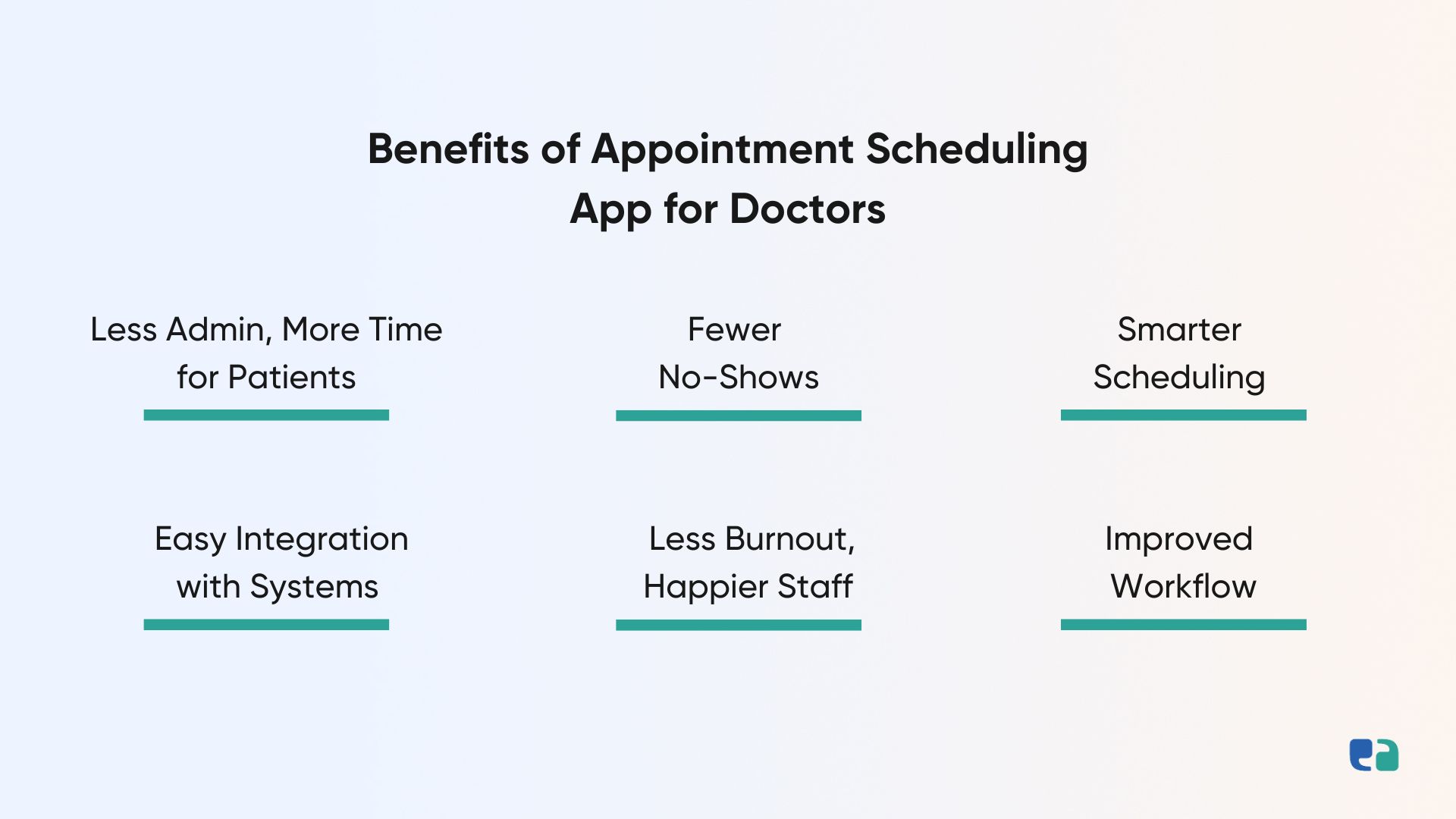 Benefits of Appointment Scheduling App for Doctors Benefits of Appointment Scheduling App for Doctors